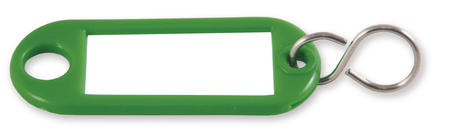 Porte-étiquettes vert avec esse paquet de 100 - CHAPUIS - 7122/13V