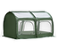 Serre de jardin pop-up 4 portes zippées enroulables sac transport PVC vert