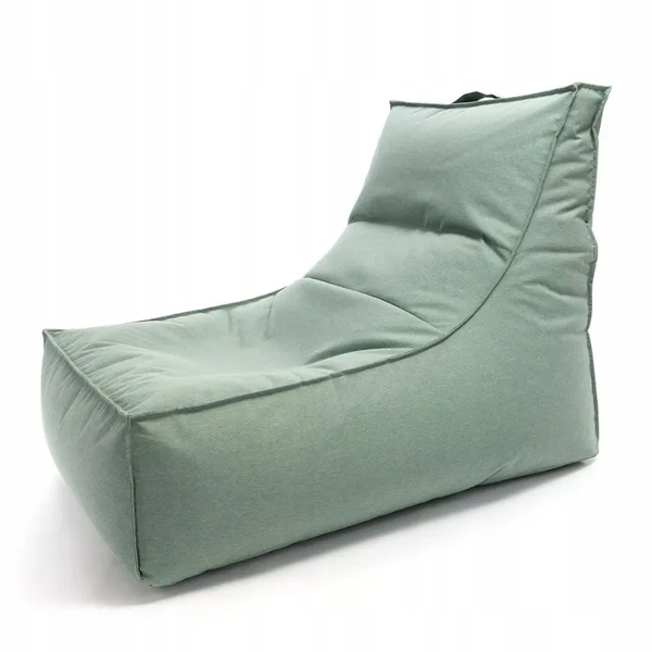 Pouf Poire Ecopuf Leone Atlanta Breeze – Fauteuil/Coussin de Sol, Intérieur & Extérieur