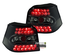 FEUX ARRIERES SPORT NOIRS A LED POUR VOLKSWAGEN GOLF 4 BERLINE (00914)