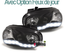 PHARES FEUX AVANTS DE JOUR LED DIURNES DRL DEVIL EYES NOIRS VOLKSWAGEN VW GOLF 4 (03394)