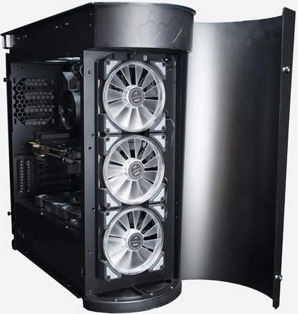 Boitier Grand Tour E-ATX InWin 915 RGB avec panneau vitré (Noir)