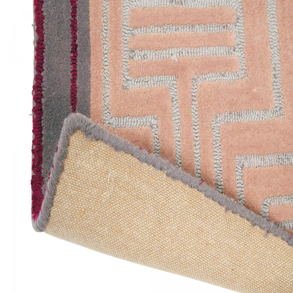 Tapis salon KINMO tufté main en laine