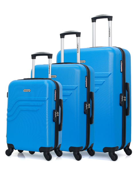 AMERICAN TRAVEL - Set de 3 ABS QUEENS 75 cm
