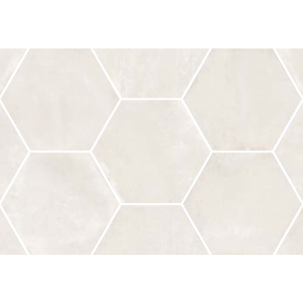 URBAN HEXA NATURAL- Carrelage 29,2x25,4 cm Hexagonal aspect Béton Crème