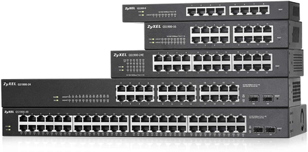 Switch réseau ethernet Gigabit Zyxel GS1900-E v3 - 24 ports