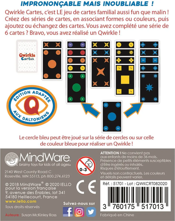 Jeu - Qwirkle Cartes
