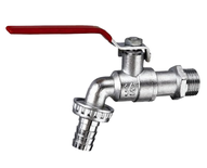 Robinet d'arrosage sphérique 1/2'' bec 3/4'' - GARIS - B02-RA1515