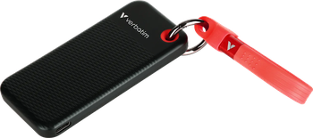 Disque SSD externe Verbatim Pocket - 2To (Noir/Rouge)