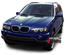 PHARES FEUX AVANTS ANNEAUX ANGEL EYES NOIRS BMW X5 E53 1999-2003 PHASE 1 (12084)