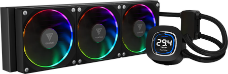 Kit Watercooling AIO Gamdias Chione M4 RGB - 360mm (Noir)