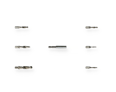 Coffret de 6 forets taraudeurs et porte embout universel - HANGER - 155898