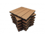 Pack dalle de terrasse 1m² bois composite modular (11 pièces 30 x 30 cm) - Coloris - Terre cuite, Largeur - 30 cm, Longueur - 30 cm, Surface couverte en m² - 1