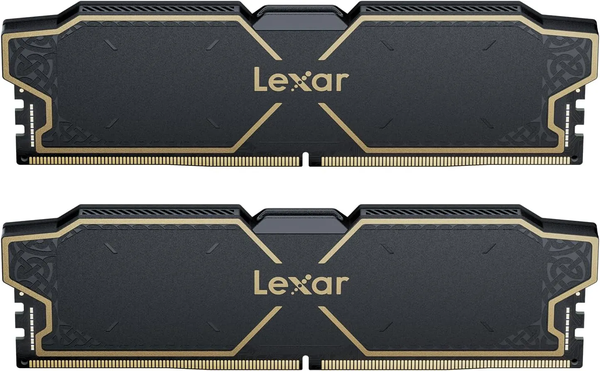 Kit Barrettes mémoire 32Go (2x16Go) DIMM DDR5 Lexar Thor OC 6000MHz (Noir)