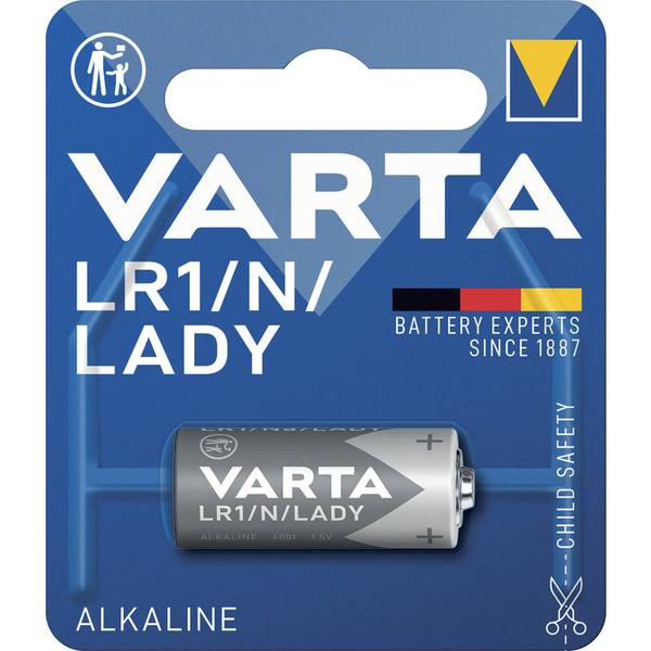 Pile alcaline LR1 1,5V - VARTA - 4001101401
