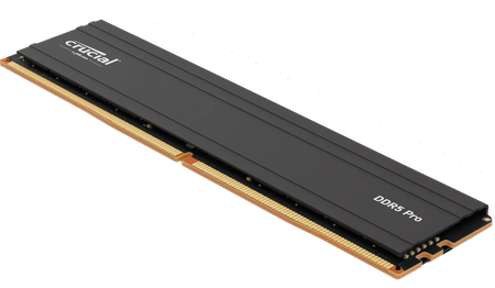 Barrette mémoire 48Go DIMM DDR5 Crucial Pro 5600MHz (Noir)