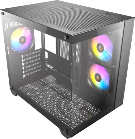 Boitier Moyen Tour ATX Antec CX800 RGB avec panneaux vitrés (Noir)