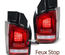 FEUX ROUGES CLAIRS LEDS SEQUENTIELS DYNAMIQUES VW T5 DOUBLE PORTE PH2 (05636)