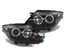 PHARES FEUX AVANTS NOIRS ANNEAUX ANGEL EYES LED BMW Z4 (00734)