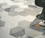 HEXATILE CEMENT - GEO GREY - Carrelage 17,5x20 cm patchwork hexagonal géométrique gris