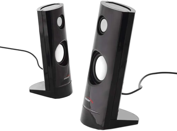 Enceintes AudioCore AC860 USB (Noir)