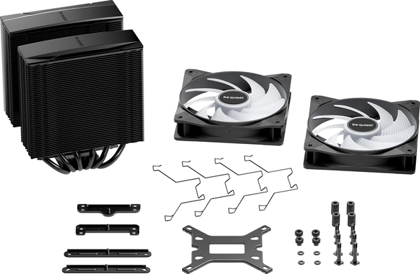 Ventilateur processeur be quiet! Pure Rock Pro 3 LX RGB (Noir)