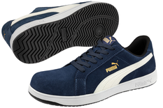 Chaussure de sécurité P 43 Suède Iconic Navy Low S1PL - PUMA - 640024