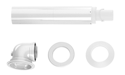 Terminal horizontal télescopique avec prises de mesure 60/100 FC-Set60-C13x-T - ELM LEBLANC - 7738113485