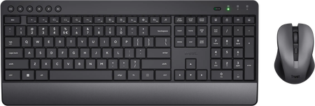 Pack 2en1 (Clavier/Souris) sans fil Trust Trezo (Noir)