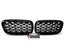 GRILLES CALANDRES SPORT LUXE STYLE DIAMANT NOIR POUR BMW X5 F15 ET X6 F16 (05122)