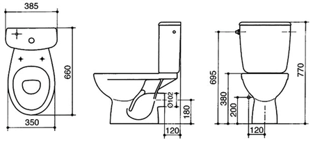 Pack WC sophia - ROCA - TNP0000300000001