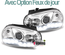 PHARES FEUX AVANTS DE JOUR LED DIURNES DRL DEVIL EYES CHROME VOLKSWAGEN VW GOLF 4 (03755)