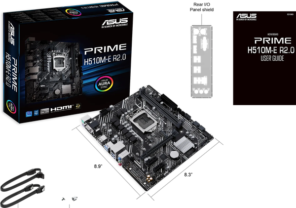 Carte Mère Asus Prime H510M-E R2.0 (Intel LGA 1200) Micro ATX