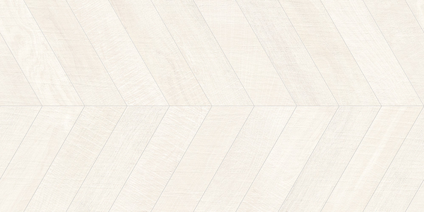 ARTWOOD CHEVRON WHITE - 60x120cm - Carrelage aspect bois en chevron