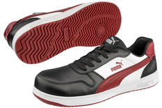 Chaussure de travail Frontcourt P 47 bas noir/blanc/rouge S3L - PUMA - 640208