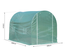 Serre de jardin tunnel grande taille verte