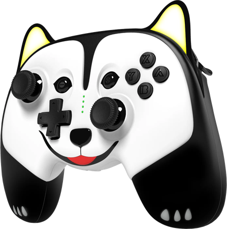 Manette de jeu sans fil Spirit of Gamer Noa pour Nintendo Switch (Noir/Blanc)