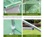 Serre de jardin tunnel 4,5 m² porte, 2 fenêtres vert