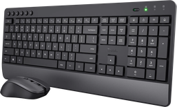 Pack 2en1 (Clavier/Souris) sans fil Trust Trezo (Noir)