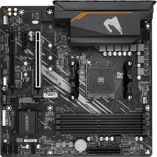Carte Mère Gigabyte B550M Aorus Elite (AM4) Micro ATX