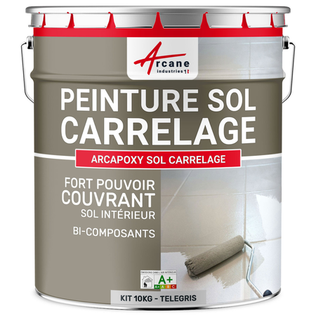 Peinture sol carrelage, résine sol carrelé | Maison Etanche