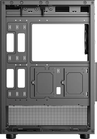 Boitier Moyen Tour ATX iTek Showbui 33 RGB avec panneaux vitrés (Noir)