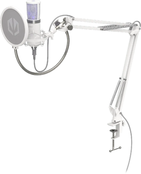 Microphone Endorfy Solum Streaming Onyx avec bras de montage (Blanc)