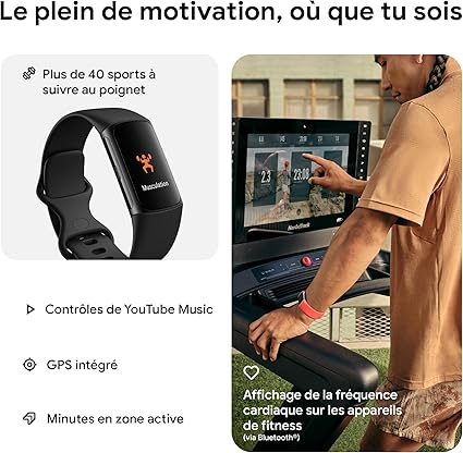 Google Fitbit Charge 6 – Bracelet d’Activité Connecté