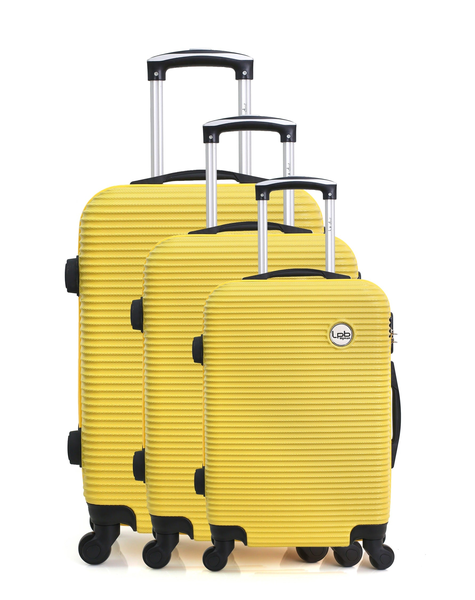 LPB LUGGAGE - Set de 3 Valises MUNICH 77 cm 4 Roues