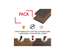 PACK 10 m² lame de terrasse composite coextrudé Supra et ACCESSOIRES (4 coloris) 3600MM - Coloris - Chêne foncé, Epaisseur - 23 mm, Largeur - 14,5 cm, Longueur - 360 cm, Surface couverte en m² - 10