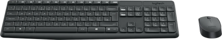 Pack 2en1 (Clavier/Souris) sans fil Logitech MK235 (Noir)