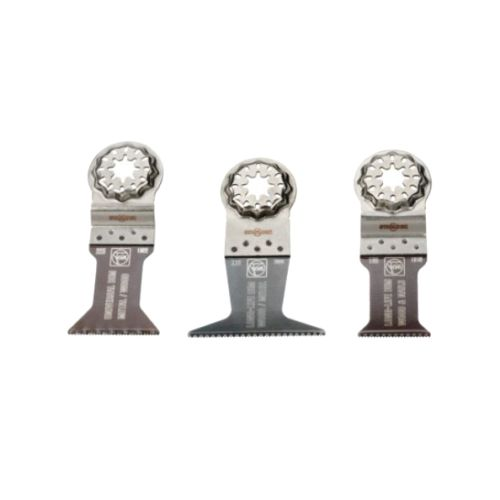 Set de lames Combo E-cut Starlock pour bois et métal 3 pièces - FEIN - 35222967100