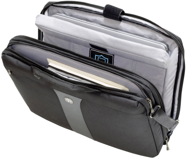 Sacoche Ordinateur Portable Wenger Legacy Slimcase 17"max (Gris/Noir)