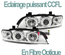 PHARES FEUX CHROME ANGEL EYES ANNEAUX LED CCFL BMW SERIE 5 E39 PHASE 1 (00503)